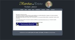 Desktop Screenshot of marchasdecristo.com